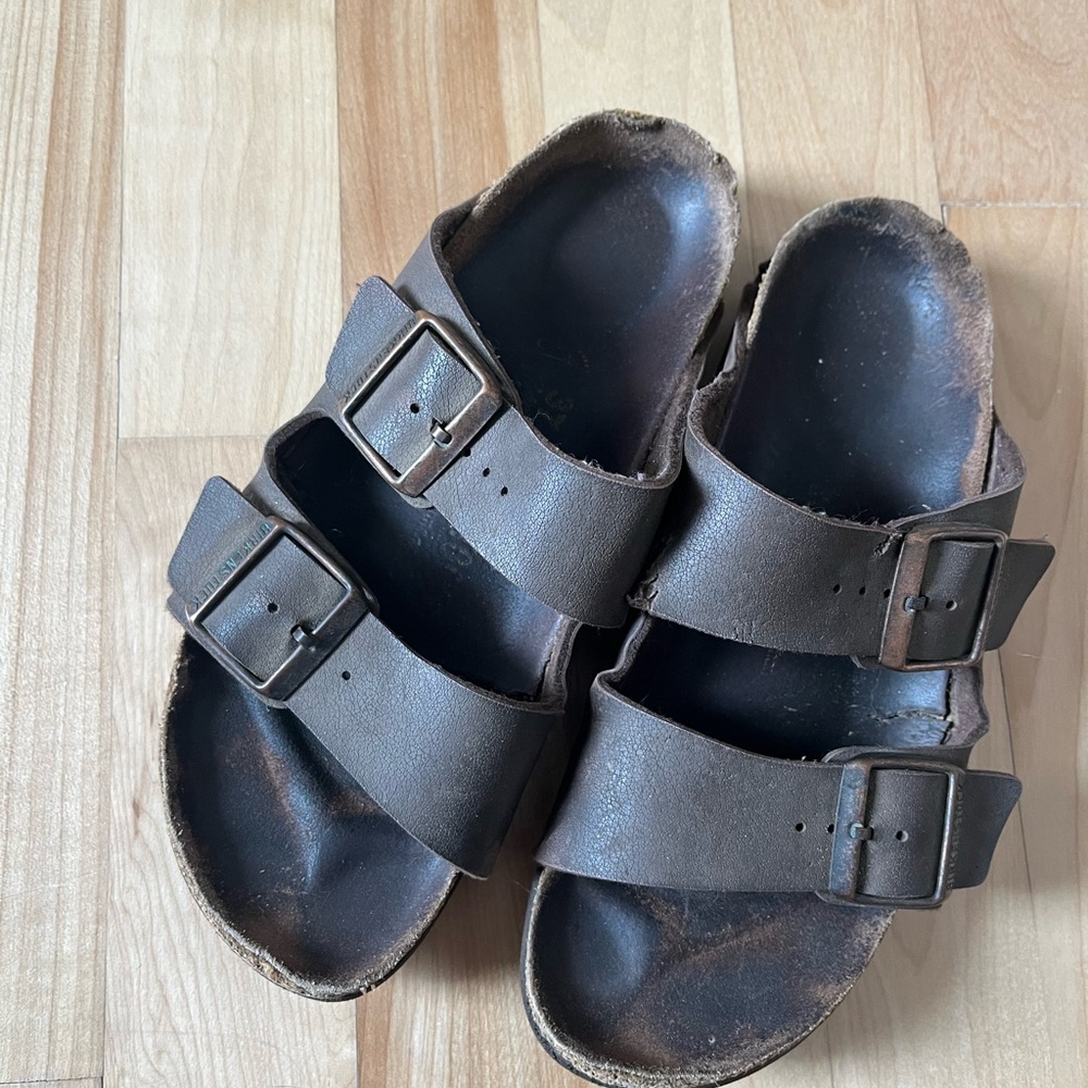 Well worn Birkenstocks